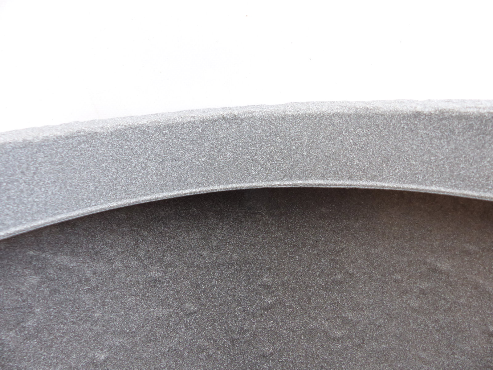 Pflanzkübel Betonoptik, rund Ø 48 cm grau, Pflanztopf Blumentopf Kübel XXL groß