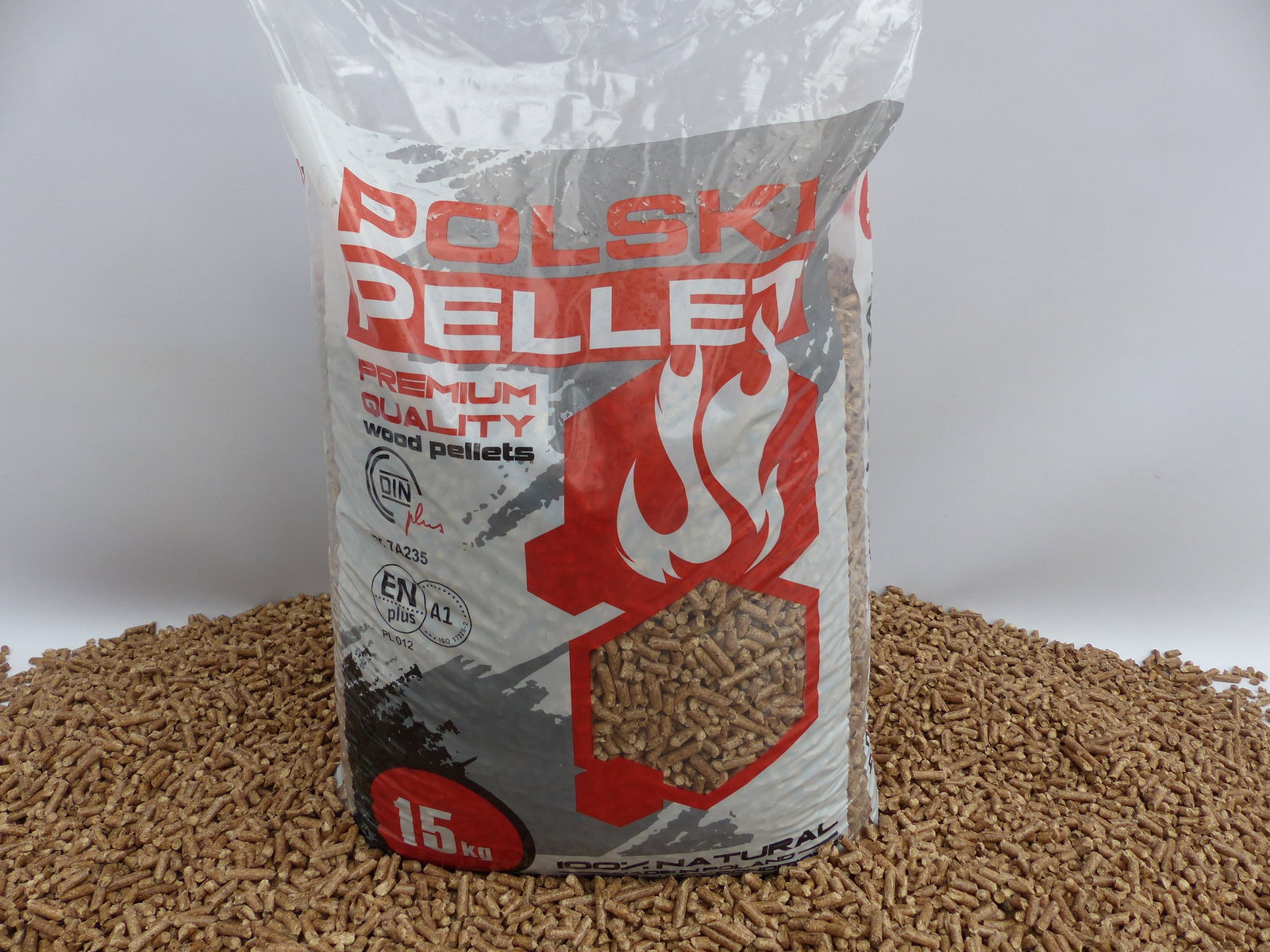 Holzpellets 6 mm 15 kg Pellets mit hohem Heizwert & geringem Ascheanteil Energie Heizung Brennstoff