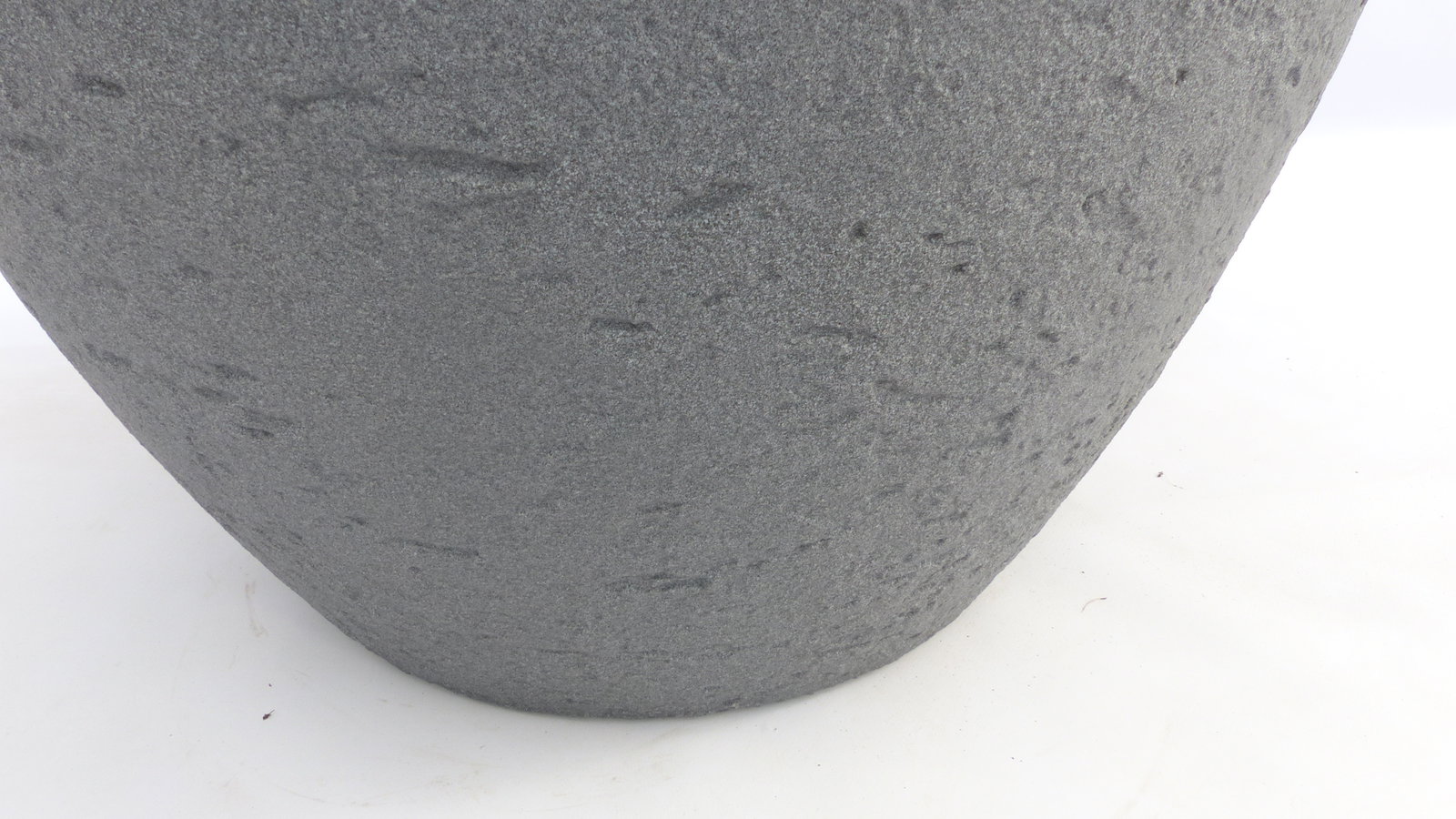Pflanzkübel Betonoptik, rund Ø 80cm grau, Pflanztopf Blumentopf Kübel XXL groß
